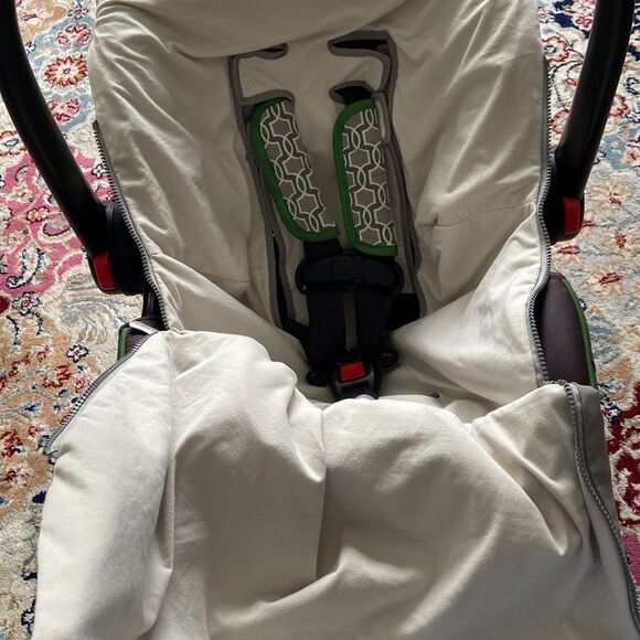 JJ Cole Collections Bundleme Baby Infant Lightweight Carseat Gray Cover - Picture 4 of 7